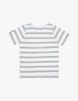 Champion Stripe Short Sleeve Tee, White product photo View 02 S