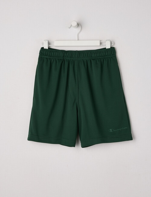 Champion Mesh Short, Dark Green Shorts