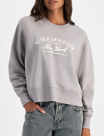 Champion Graphic Castle Wall Crew, Grey product photo