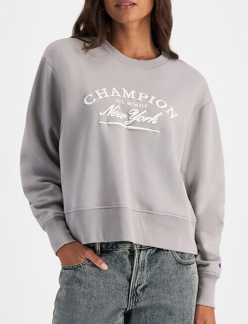 Champion Graphic Castle Wall Crew, Grey product photo