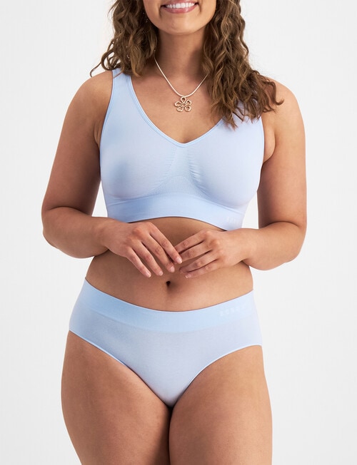 Bonds Seamless Midi Brief, Helium, 8-18 product photo