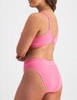 Bonds Retro Rib Hi Bikini Brief, Pink Kiss, 8-20 product photo View 03 S