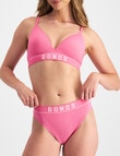 Bonds Retro Rib Hi Bikini Brief, Pink Kiss, 8-20 product photo View 04 S