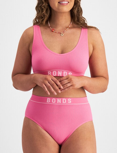 Bonds Retro Rib Hi Hi Brief, Pink Kiss, 8-20 product photo