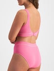 Bonds Retro Rib Hi Hi Brief, Pink Kiss, 8-20 product photo View 03 S