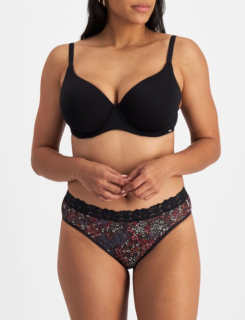 Jockey Woman Paris Free Hi Cut Brief, Midnight Mark product photo