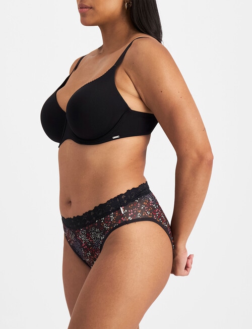 Jockey Woman Paris Free Hi Cut Brief, Midnight Mark product photo View 02 L