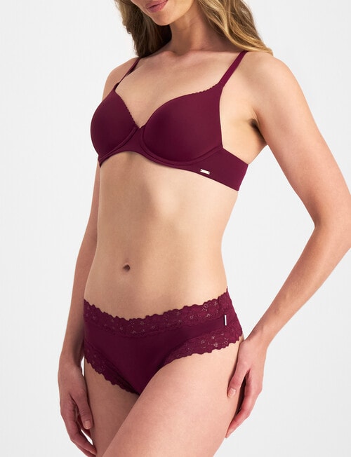 Jockey Woman Paris Classic Gee Brief, Plum Liqueur product photo View 02 L