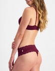 Jockey Woman Paris Classic Gee Brief, Plum Liqueur product photo View 03 S