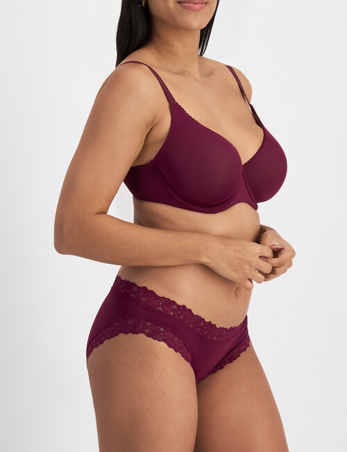 Jockey Woman Paris Classic Bikini Brief, Plum Liqueur product photo View 02 L