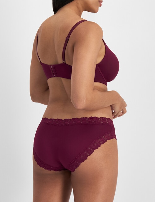 Jockey Woman Paris Classic Bikini Brief, Plum Liqueur product photo View 03 L