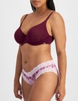 Jockey Woman Paris Cotton Bikini Brief, 2-Pack, Marakesh & Plum product photo View 02 S