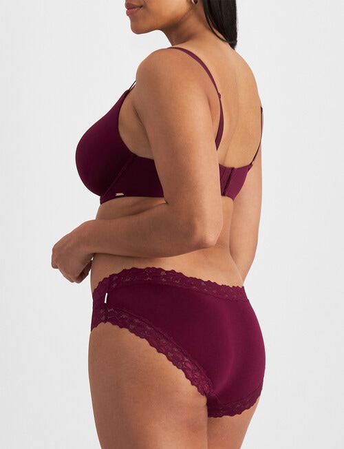 Jockey Woman Paris Cotton Bikini Brief, 2-Pack, Marakesh & Plum product photo View 06 L