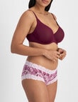 Jockey Woman Paris Cotton Boyleg Brief, 2-Pack, Marakesh & Plum product photo View 02 S