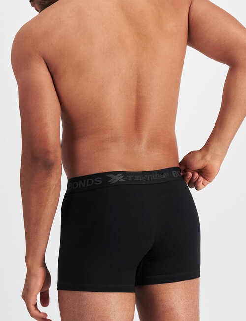 Bonds X-Temp Trunk, 3-Pack, Black & Fluro product photo View 03 L