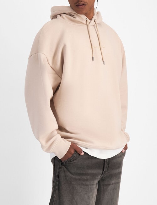 Champion Script Tonal Hoodie, Tropical Sand product photo View 02 L