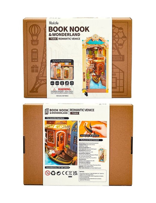 DIY Kits Rolife Book Nook Romantic Venice, TGB08 product photo