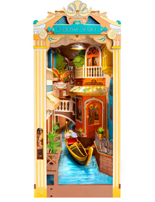 DIY Kits Rolife Book Nook Romantic Venice, TGB08 product photo View 02 L