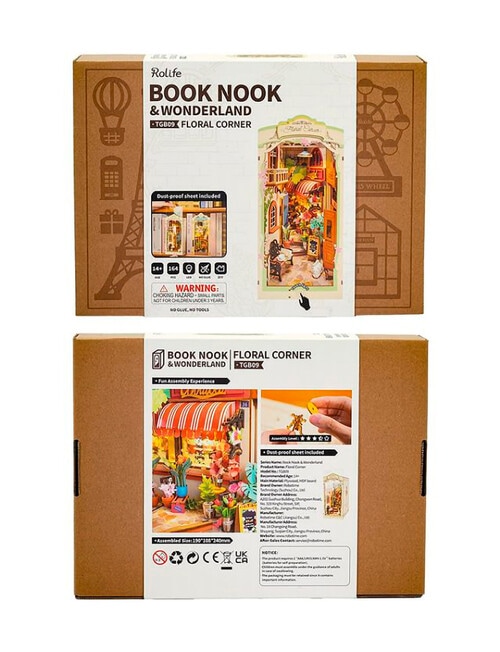 Rolife Floral Corner DIY Book Nook, TGB09 product photo