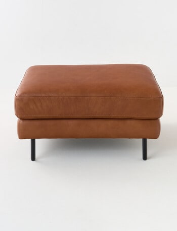LUCA Furniture Rio Leather Ottoman Large product photo