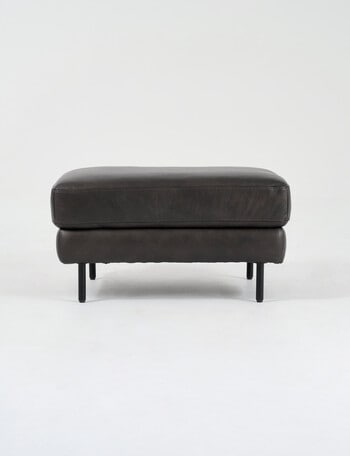 LUCA Furniture Rio Leather Ottoman Large product photo