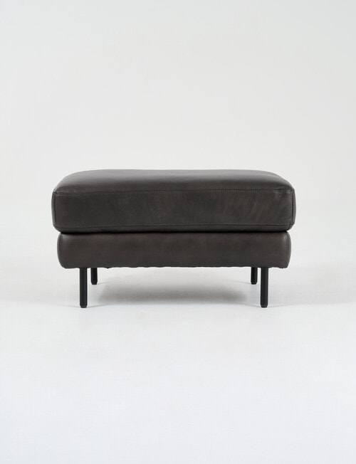 LUCA Furniture Rio Leather Ottoman Large product photo