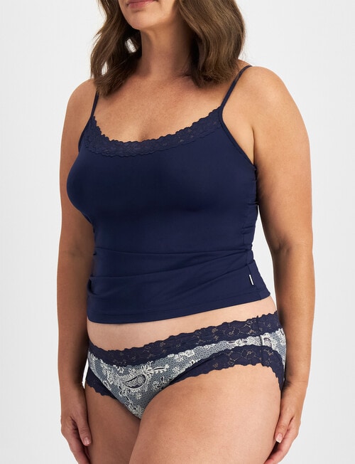 Jockey Woman Paris Cotton Bikini Brief, Tapestry Romance product photo View 02 L