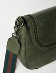 Pronta Moda Rounded Crossbody Bag, Olive product photo View 04 S