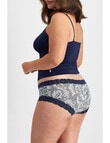 Jockey Woman Paris Cotton Boyleg Brief, Tapestry Romance product photo View 03 S