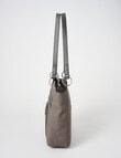 Pronta Moda Wave Tote Bag, Grey product photo View 04 S