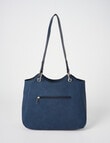 Pronta Moda Wave Tote Bag, Calypso Blue product photo View 02 S