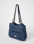 Pronta Moda Wave Tote Bag, Calypso Blue product photo View 03 S