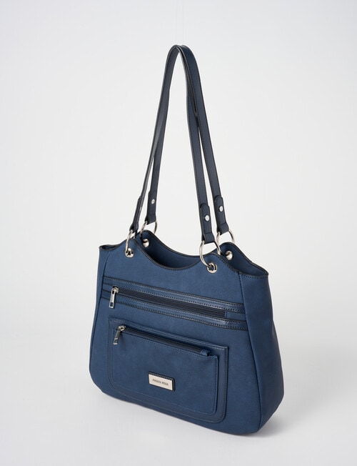 Pronta Moda Wave Tote Bag, Calypso Blue product photo View 03 L