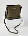 Pronta Moda Bucket Crossbody Bag, Olive product photo