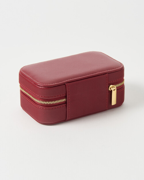Boston + Bailey Small Rectangle Jewellery Box, Mulberry product photo View 02 L