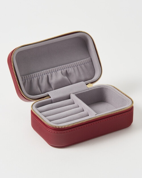 Boston + Bailey Small Rectangle Jewellery Box, Mulberry product photo View 05 L