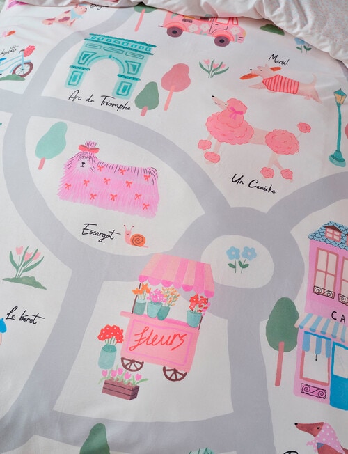 Linen House Kids Petite Paris Duvet Cover Set product photo View 03 L