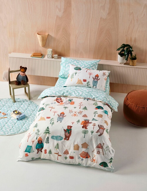 Linen House Kids Camping Bears Duvet Cover Set product photo