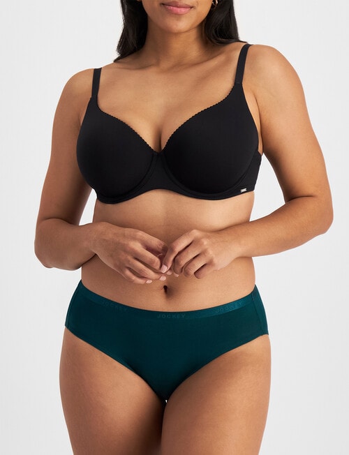 Jockey Woman Everyday Val Hi Cut Brief, 3-Pack, Menin, Lucid & Teal product photo