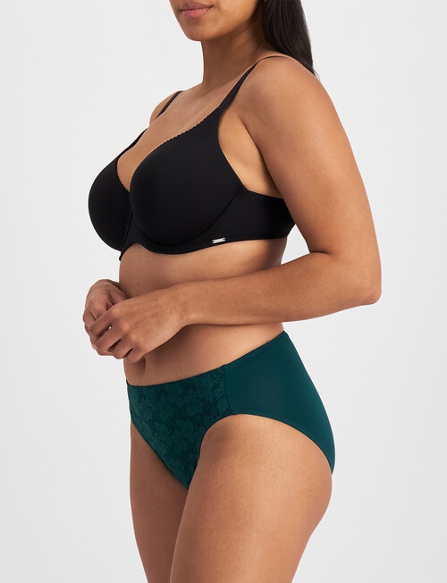 Jockey Woman NRU Lace Hi Cut Brief, Twilight Teal product photo View 02 L