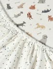 Little Bundle Bedside Sleeper Fitted Sheets, 2-Pack, Puppies product photo View 02 S