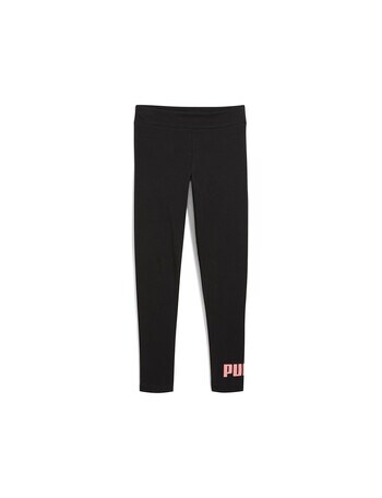Puma Essentials Logo Leggings, Black product photo