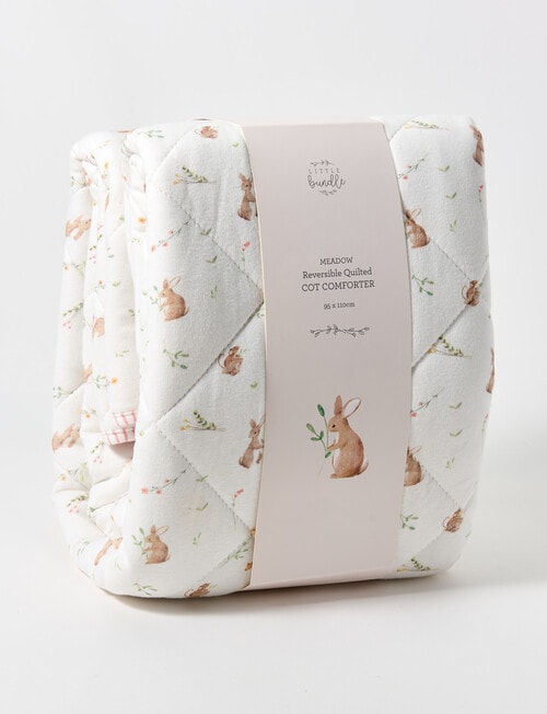 Little Bundle Reversible Cot Comforter, Meadow product photo View 03 L
