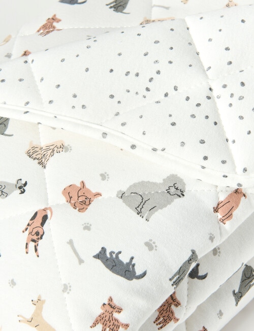 Little Bundle Reversible Cot Comforter, Puppies product photo View 02 L