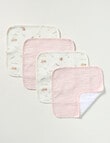 Little Bundle Face Washers, 4-Pack, Meadow product photo