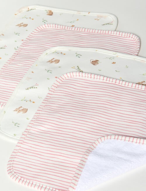 Little Bundle Face Washers, 4-Pack, Meadow product photo View 02 L
