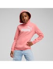 Puma Essentials No.1 Logo Hoodie, Pink Fruit product photo View 03 S
