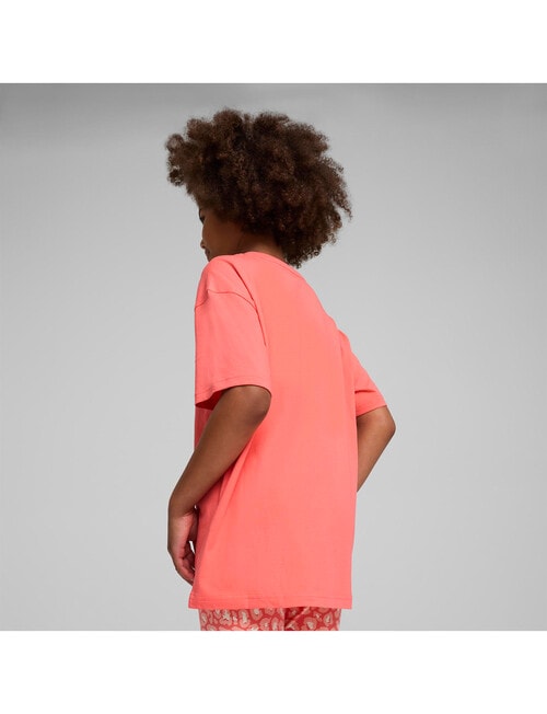 Puma Essentials Animal Logo Tee, Peach Frost product photo View 04 L
