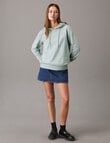 Calvin Klein Embroidered Regular Hoodie, Jadeite product photo View 04 S