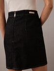 Calvin Klein Tube Mini Denim Skirt, Rinse Blue product photo View 03 S